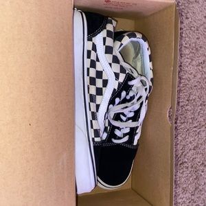 Checkered board vans